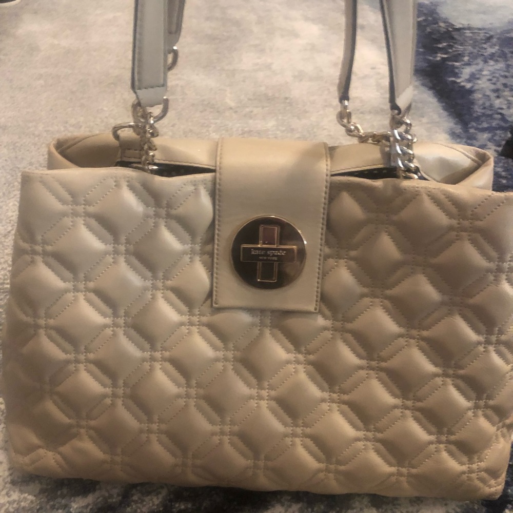 Kate spade tan leather tote